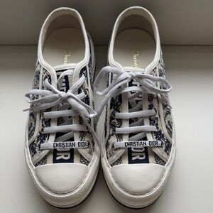 Christian Dior Canvas Walk’N’Dior Platform Sneakers US 7